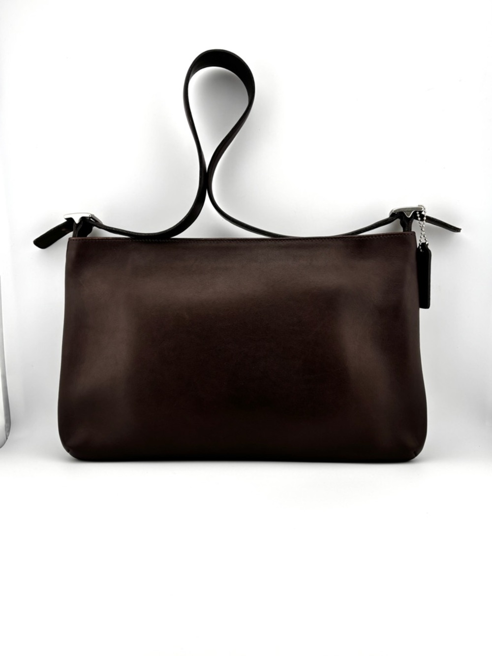 Vintage Coach Legacy Slim Brown Leather Shoulder Bag - Picture 4 of 13
